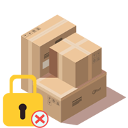 위조품 및 지적재산권 침해 제품 아이콘